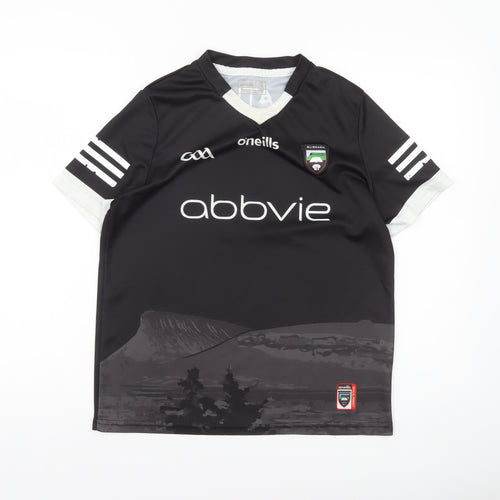 O’Neills Boys Black Football Jersey T-Shirt Age 13 Lightweight Sports Top