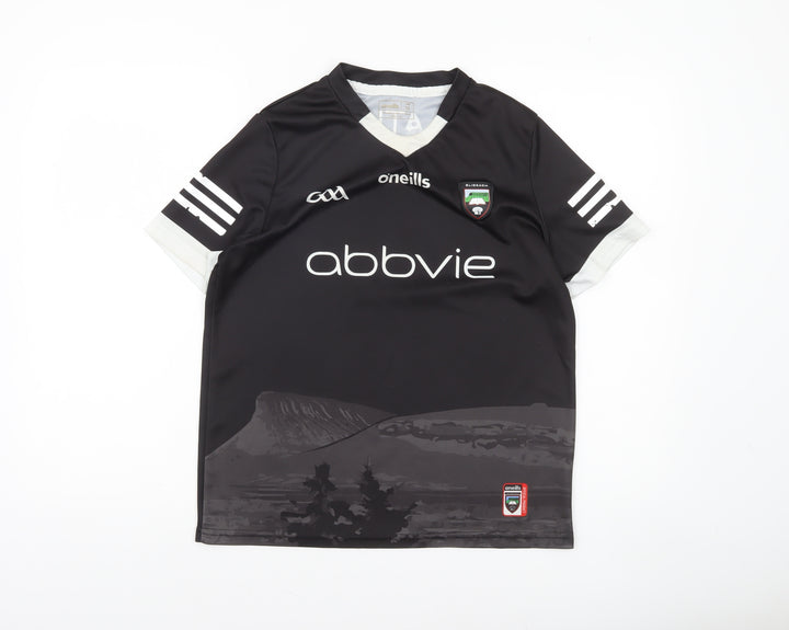 O’Neills Boys Black Football Jersey T-Shirt Age 13 Lightweight Sports Top