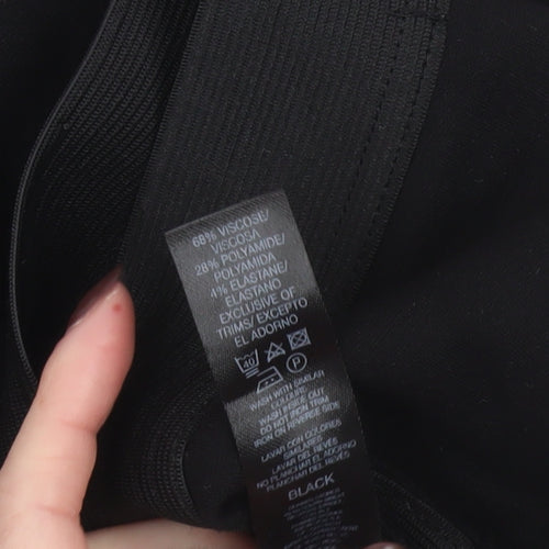 Dunnes Women Black Medium Viscose Blend Leggings