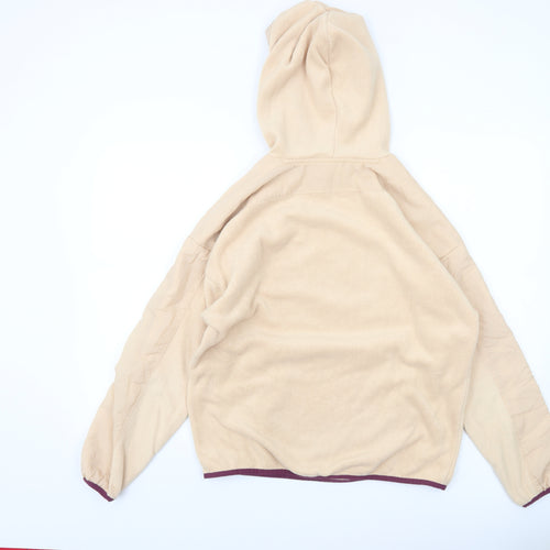 Adidas Women's Beige Fleece Pullover Hoodie Size S 8-10