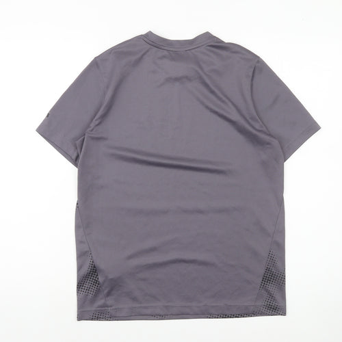 Adidas Boys Grey Camouflage Short Sleeve Training T-Shirt 13-14 Years