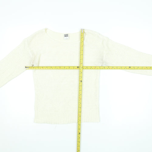 Vero Moda Women’s Ivory Chunky Knit Pullover Jumper Size S