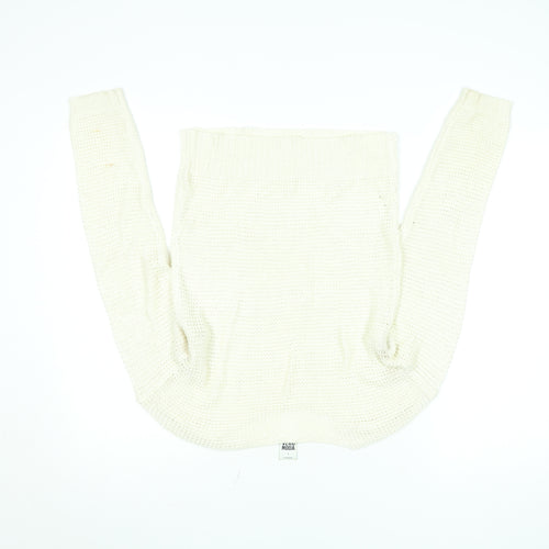 Vero Moda Women’s Ivory Chunky Knit Pullover Jumper Size S