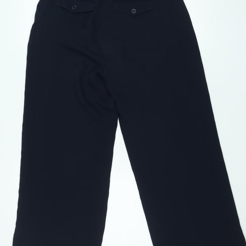 Next Womens Black Size 8 Slim Fit Stretch Dress Pants