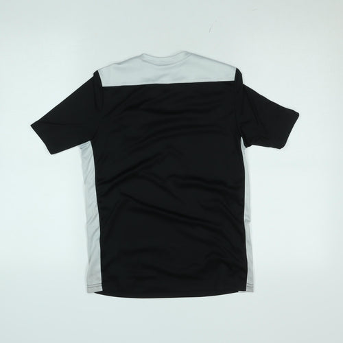 Joma Boys Black Football Jersey T-Shirt 2XS Lightweight Athletic Top