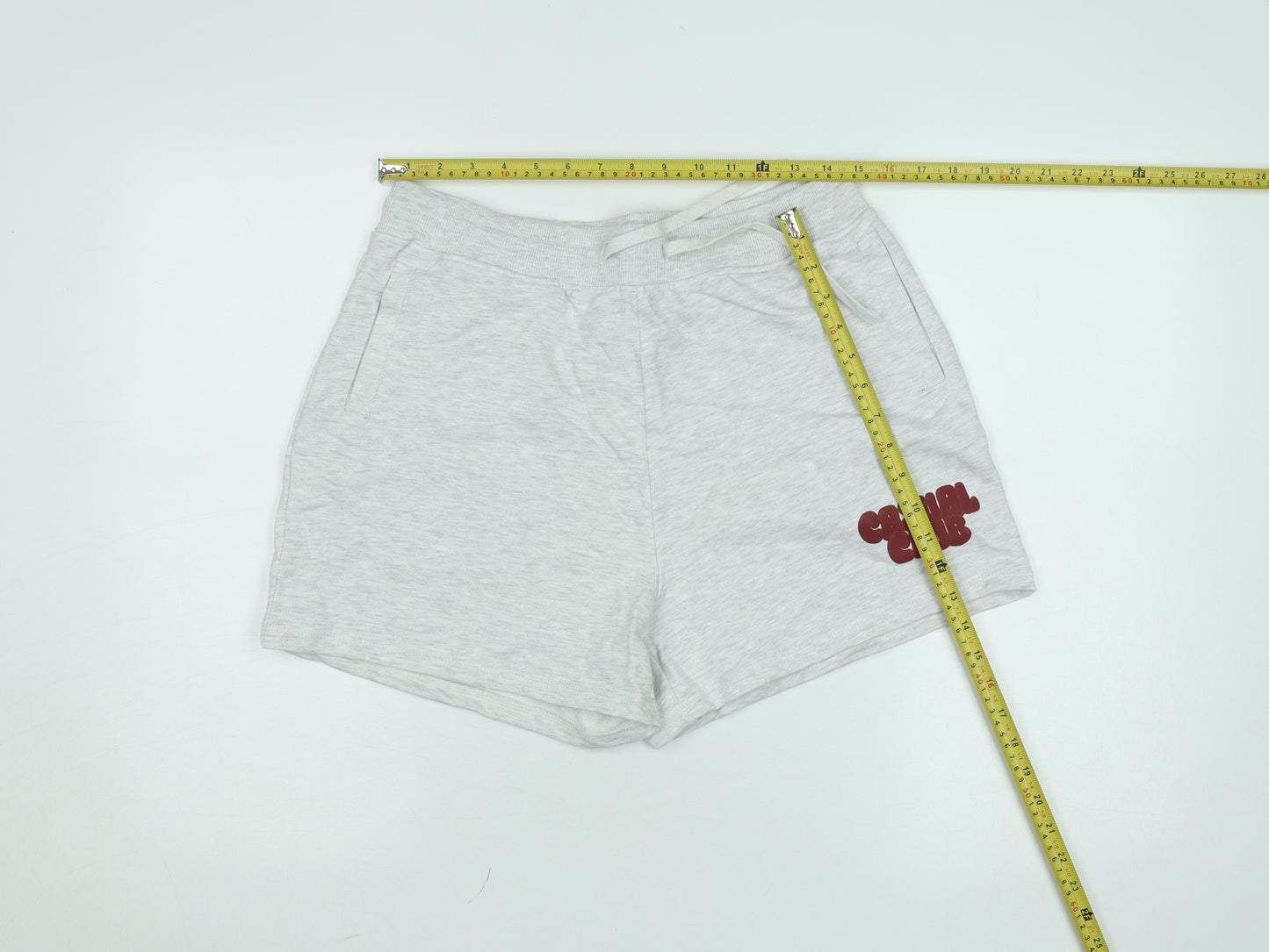 Dunnes Women’s Grey Sweat Shorts Medium Casual Club Logo