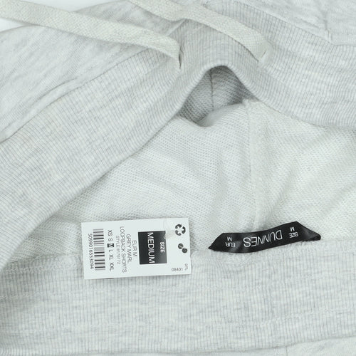Dunnes Women’s Grey Sweat Shorts Medium Casual Club Logo