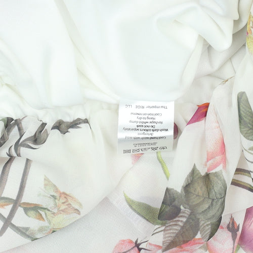 Quiz Women's Multicoloured Floral Chiffon Sleeveless Blouse Size 10