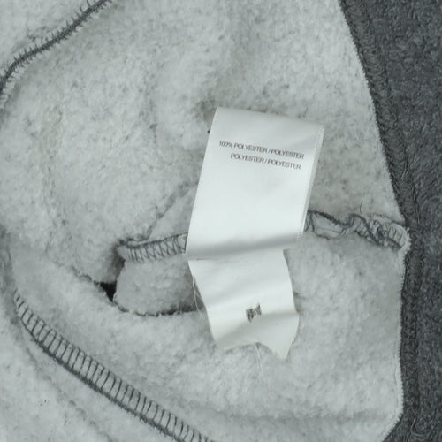 Damart Women Grey Fleece Button Jacket Size M Winter Coat