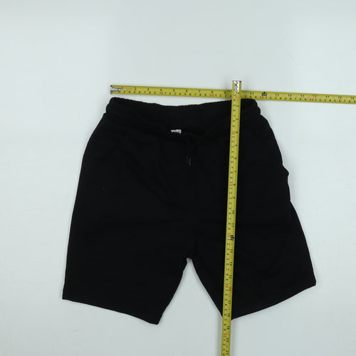 Dunnes Stores Boys Black Athletic Jersey Shorts Size 27in Elastic Waist