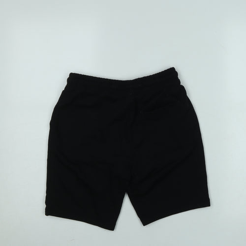 Dunnes Stores Boys Black Athletic Jersey Shorts Size 27in Elastic Waist