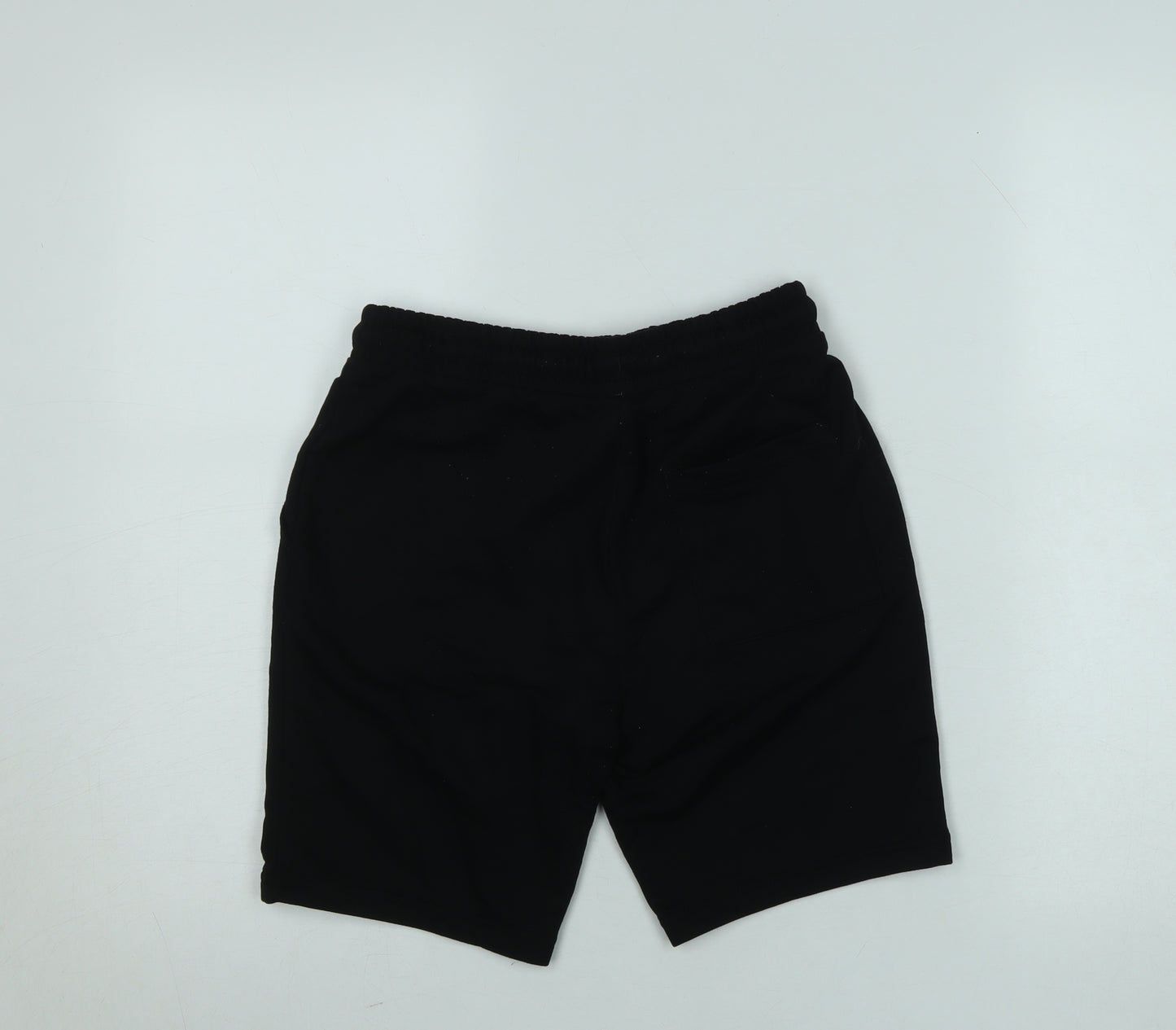 Dunnes Stores Boys Black Athletic Jersey Shorts Size 27in Elastic Waist