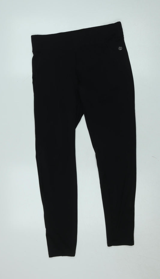 Dunnes Stores Sport Womens Black M Leggings Stretch Performance Activewear