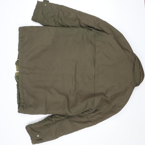 BUSH Men's Green 40 Puffer Jacket Outdoor Winter Coat