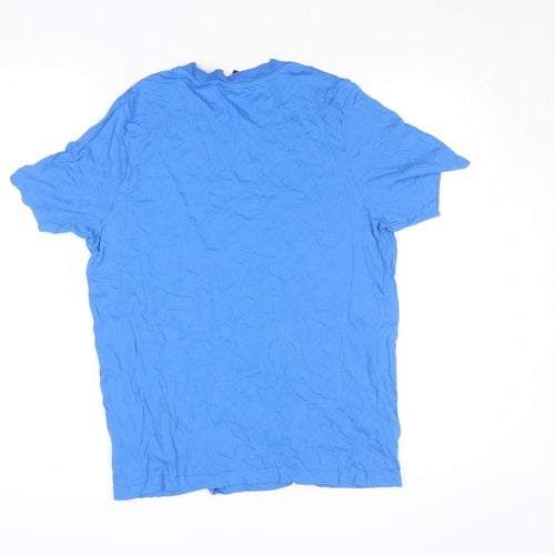 Donnay Women’s Blue Basic Short Sleeve Cotton T-Shirt M