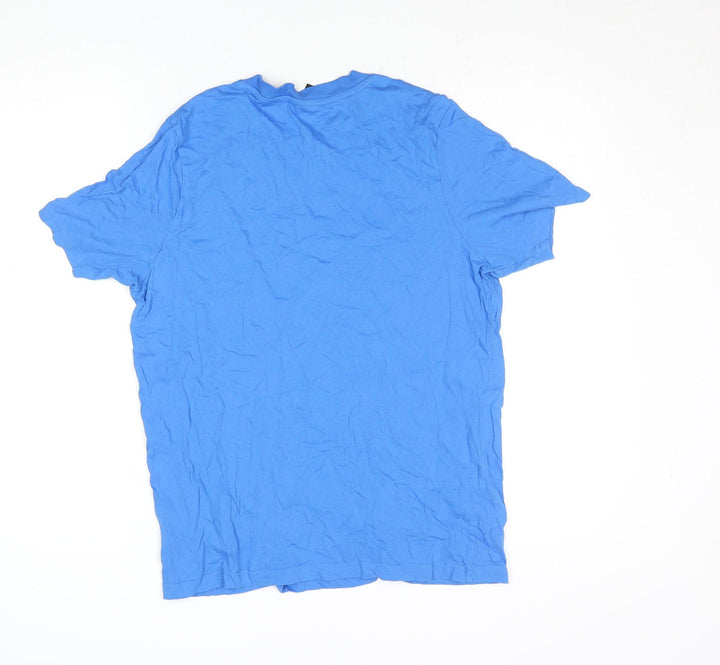 Donnay Women’s Blue Basic Short Sleeve Cotton T-Shirt M