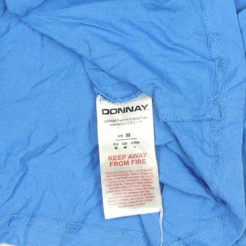 Donnay Women’s Blue Basic Short Sleeve Cotton T-Shirt M