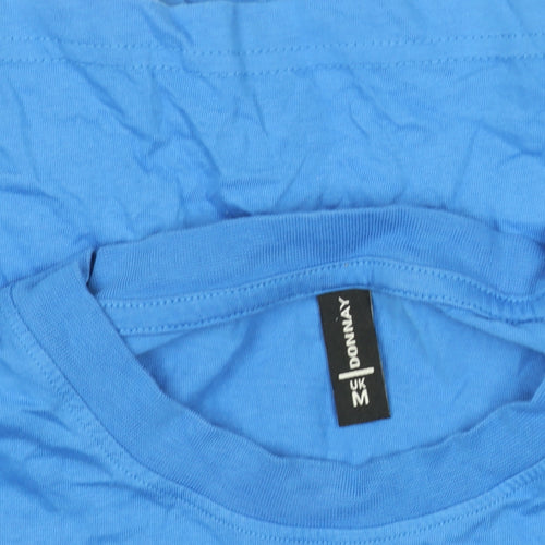 Donnay Women’s Blue Basic Short Sleeve Cotton T-Shirt M