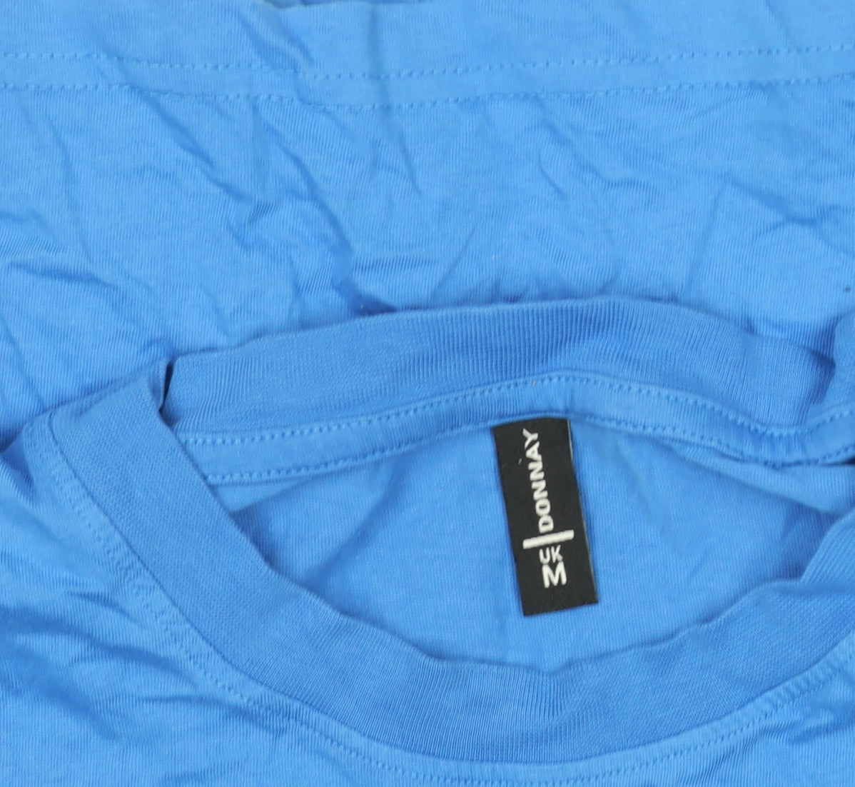 Donnay Women’s Blue Basic Short Sleeve Cotton T-Shirt M