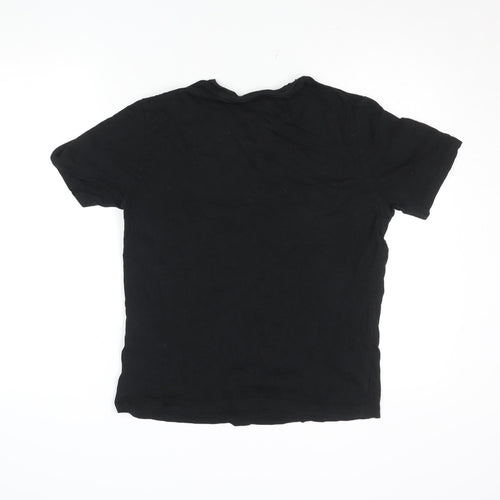 Levi’s Men’s Black Graphic Logo Crew Neck Cotton T-Shirt Size S