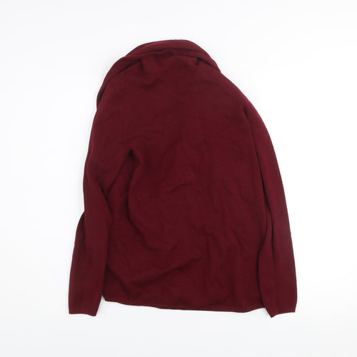 Dunnes Women's Red Long Sleeve Open Front Cardigan Size S