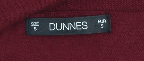 Dunnes Women's Red Long Sleeve Open Front Cardigan Size S