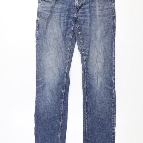 Dunnes Stores Men's Blue Slim Fit Straight Leg Denim Jeans 30W 32L