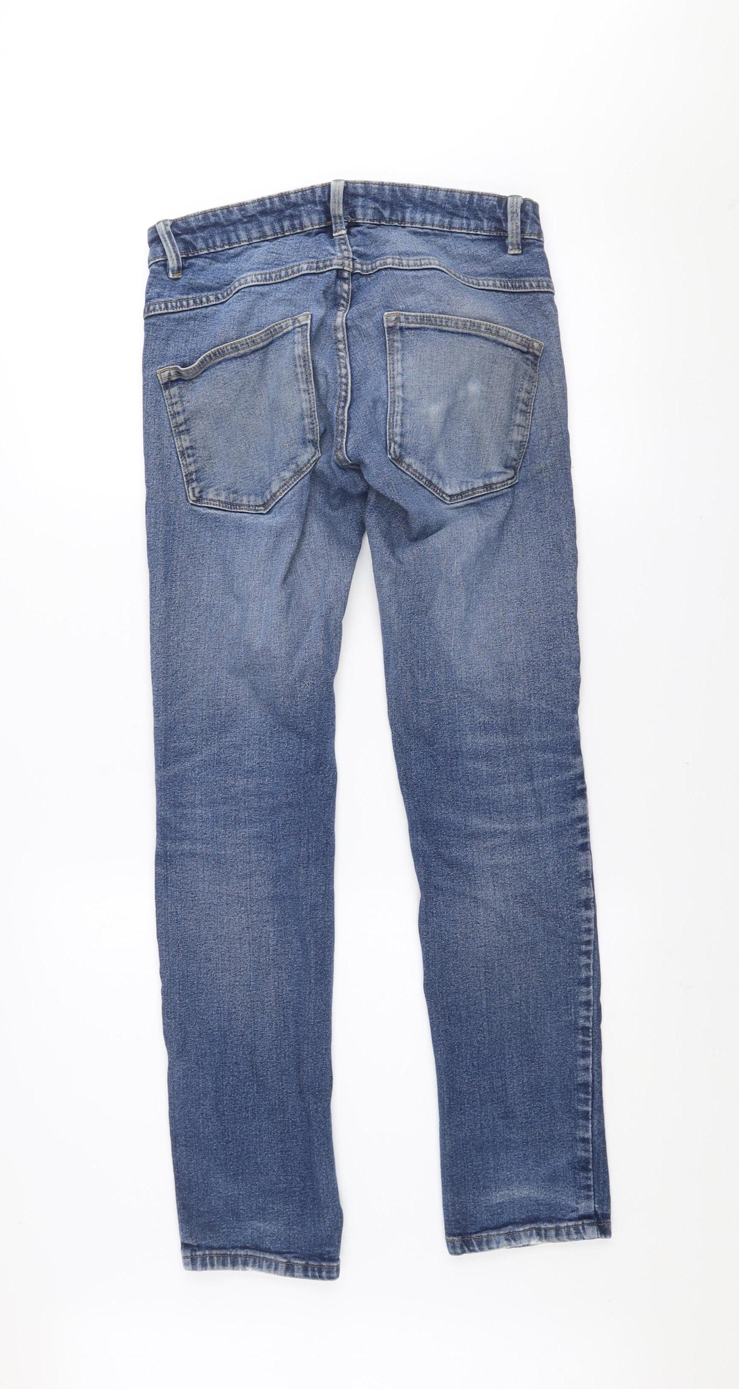Dunnes Stores Men's Blue Slim Fit Straight Leg Denim Jeans 30W 32L