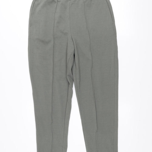 Mango Women’s Grey Jogger Style Tapered Trousers Size M