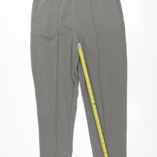 Mango Women’s Grey Jogger Style Tapered Trousers Size M