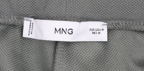 Mango Women’s Grey Jogger Style Tapered Trousers Size M