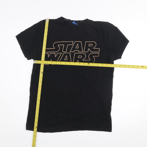 Star Wars Men's Black Medium Graphic Print Short Sleeve T-Shirt