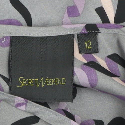 Secret Weekend Women’s Multicoloured Size 12 Fit & Flare Knee Length Dress