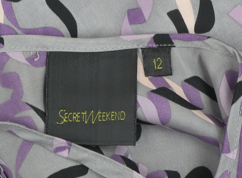 Secret Weekend Women’s Multicoloured Size 12 Fit & Flare Knee Length Dress