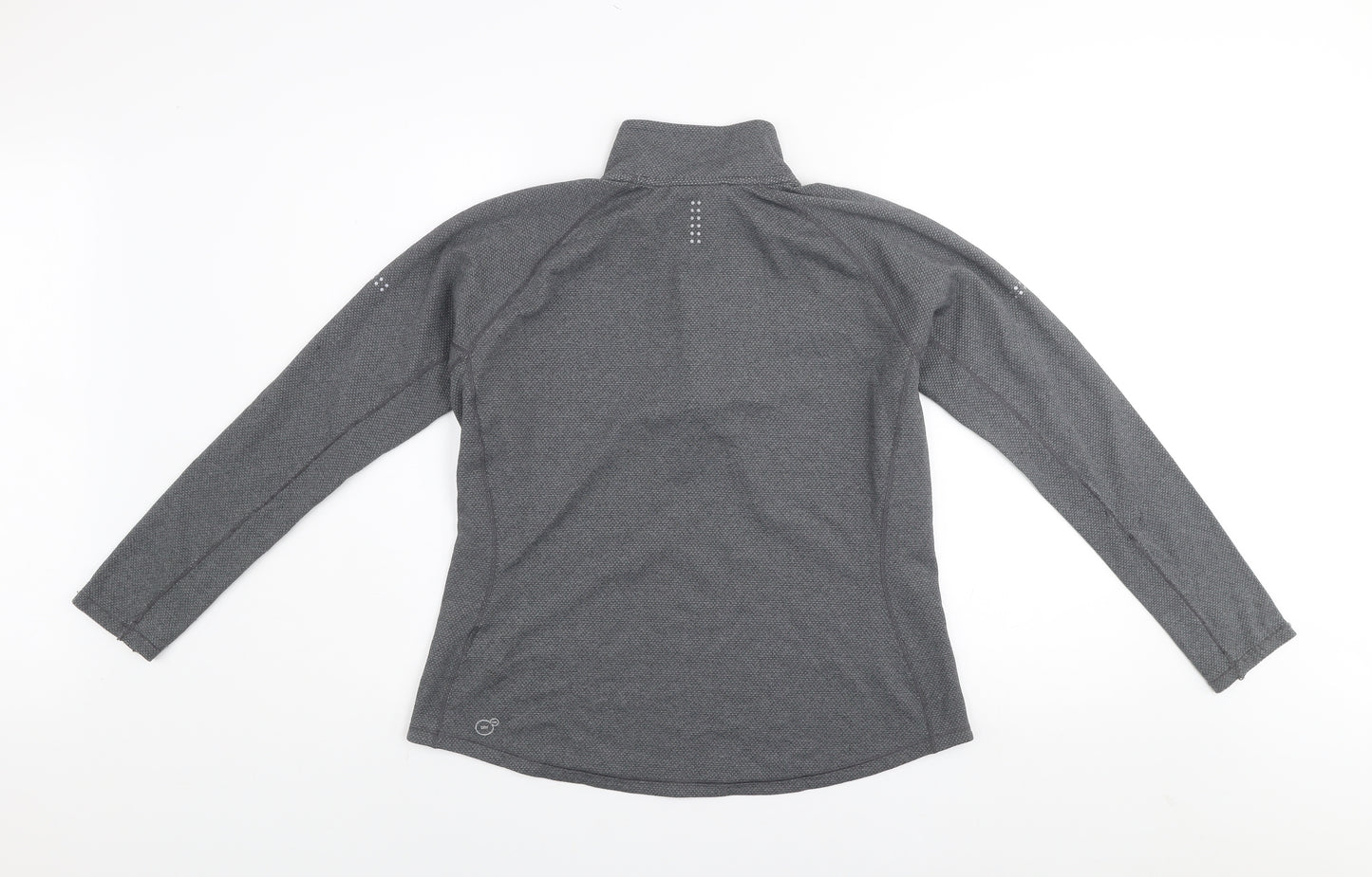Puma Women's Grey 1/4 Zip Pullover Sweatshirt XL Activewear