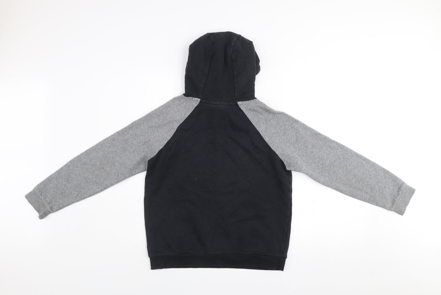 Nike Boys Black & Grey Hoodie 12-13 Years Pullover Sweatshirt
