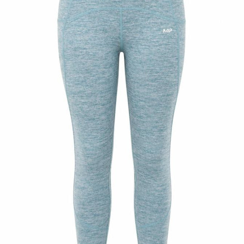 MP Womens Blue Seamless Gym Leggings Size S Slim Fit Activewear