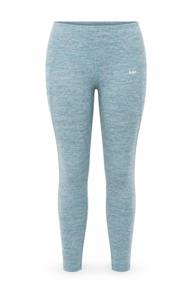 MP Womens Blue Seamless Gym Leggings Size S Slim Fit Activewear