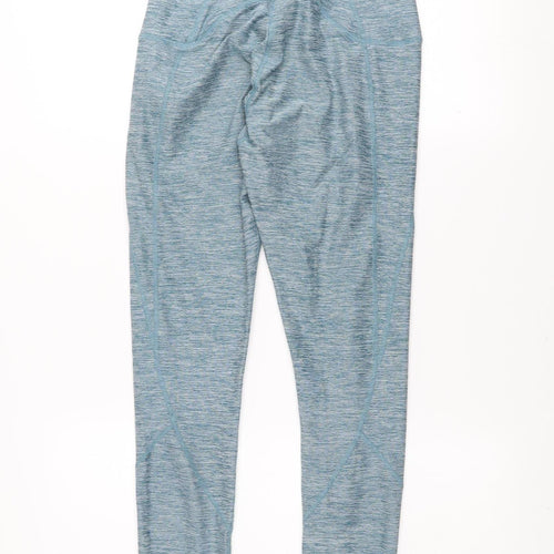 MP Womens Blue Seamless Gym Leggings Size S Slim Fit Activewear