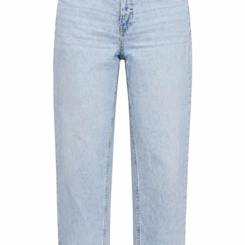 Dunnes Women's Blue Boyfriend Jeans Size 8 Relaxed Fit Denim