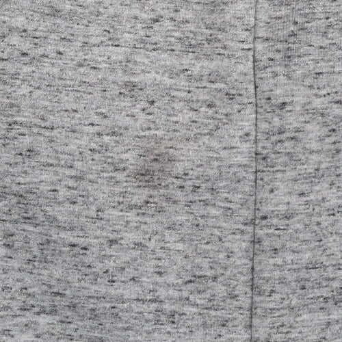 H&M Women’s Grey Jersey Pencil Skirt Size S Midi High Waist Stretch