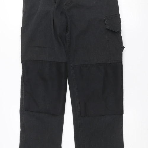 Dunlop Safety Men's Black Cargo Workwear Trousers W30 L32