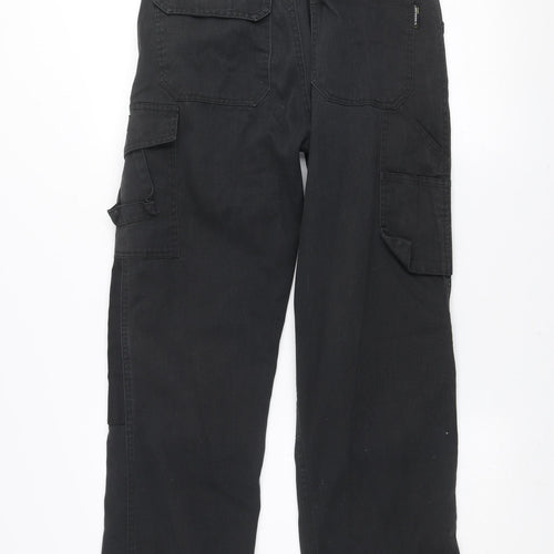 Dunlop Safety Men's Black Cargo Workwear Trousers W30 L32