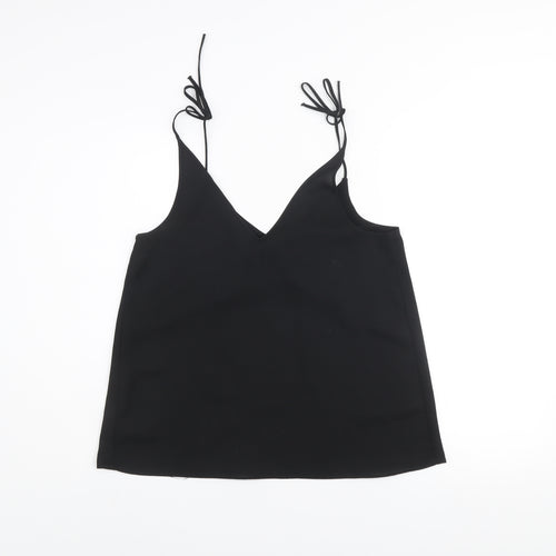 River Island Women’s Black V-Neck Camisole Tank Top Size 10