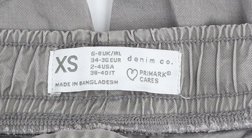 Primark Women Grey XS Jogger Style Trousers with Pockets