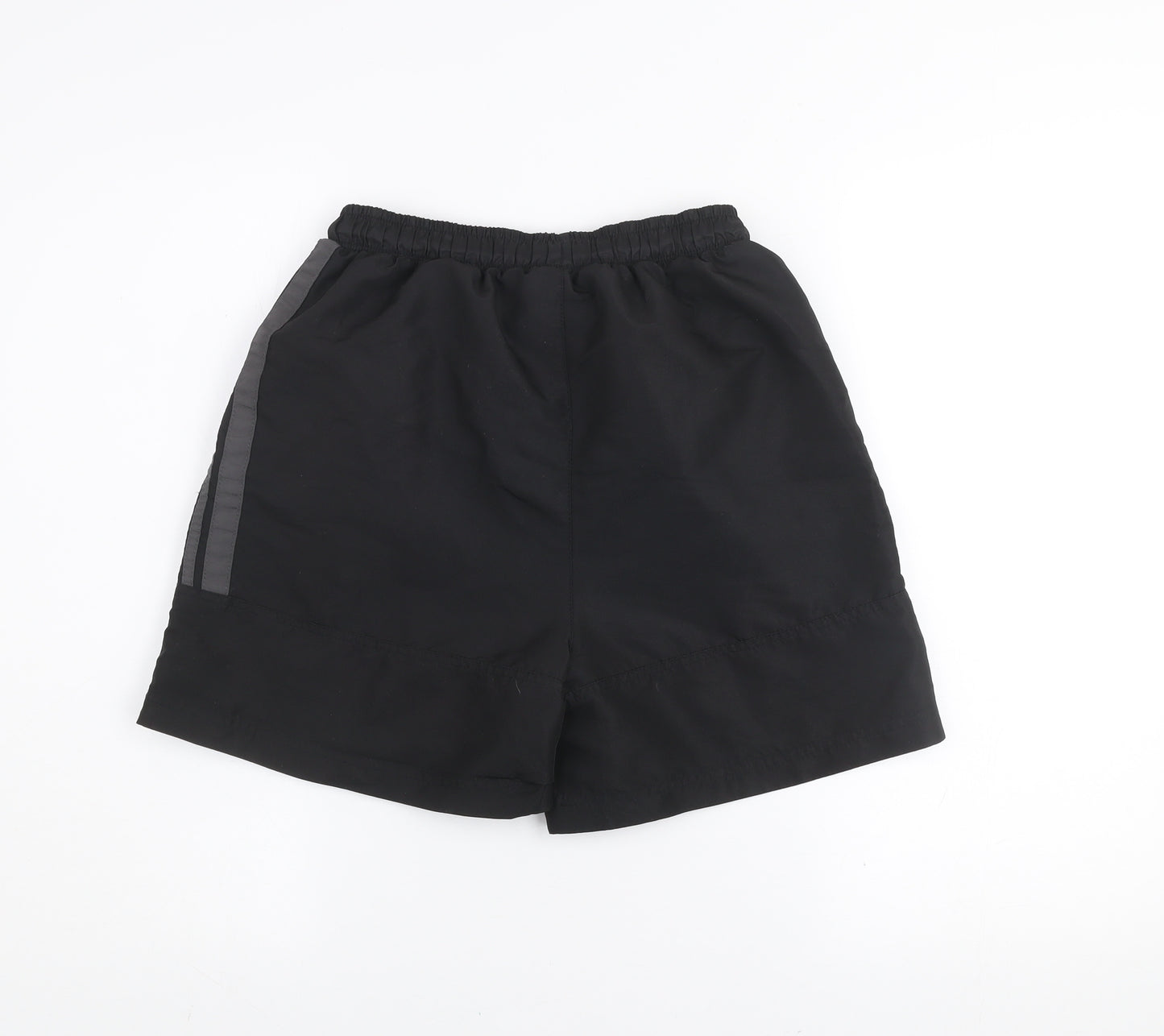 Lonsdale Boys Black Athletic Sports Shorts 13 Years Polyester Quick Dry