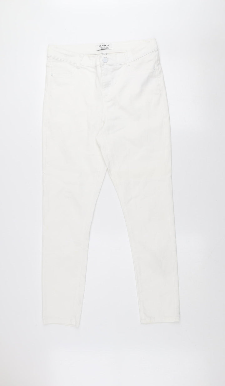 Dorothy Perkins Frankie Women’s White Slim Fit Skinny Jeans Size 14S