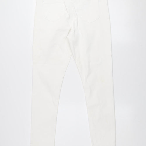 Dorothy Perkins Frankie Women’s White Slim Fit Skinny Jeans Size 14S