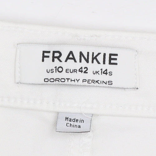 Dorothy Perkins Frankie Women’s White Slim Fit Skinny Jeans Size 14S