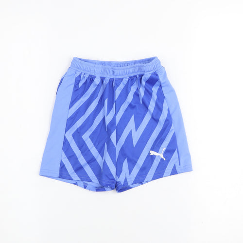 Puma Boys Blue Athletic Shorts Size 12 Years Lightweight DryCell